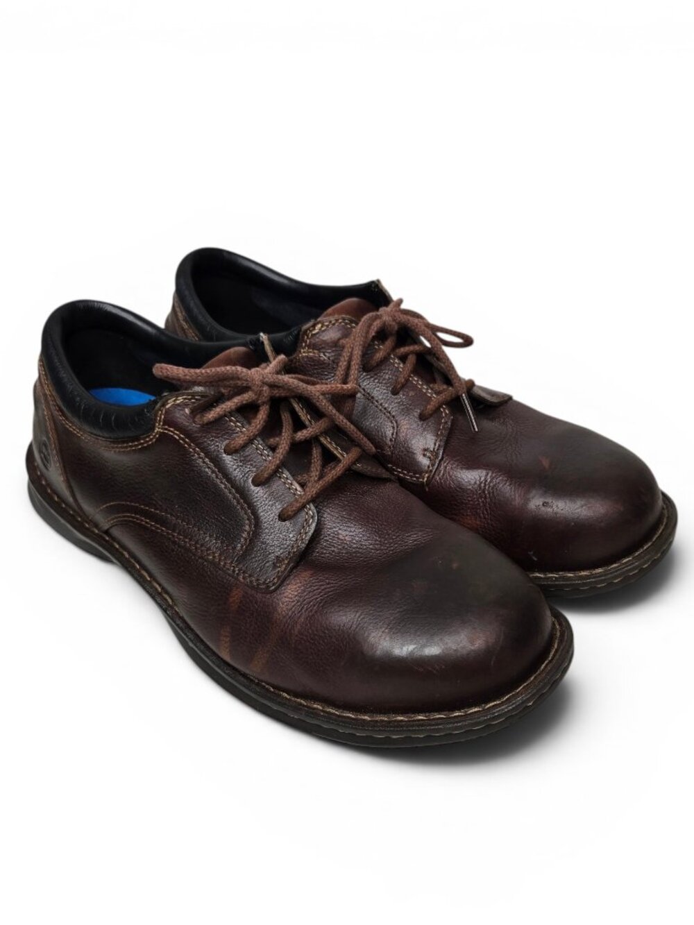 Timberland Pro Gladstone ESD Steel Toe Shoes Mens Brown Laced Slip Resistant 12W